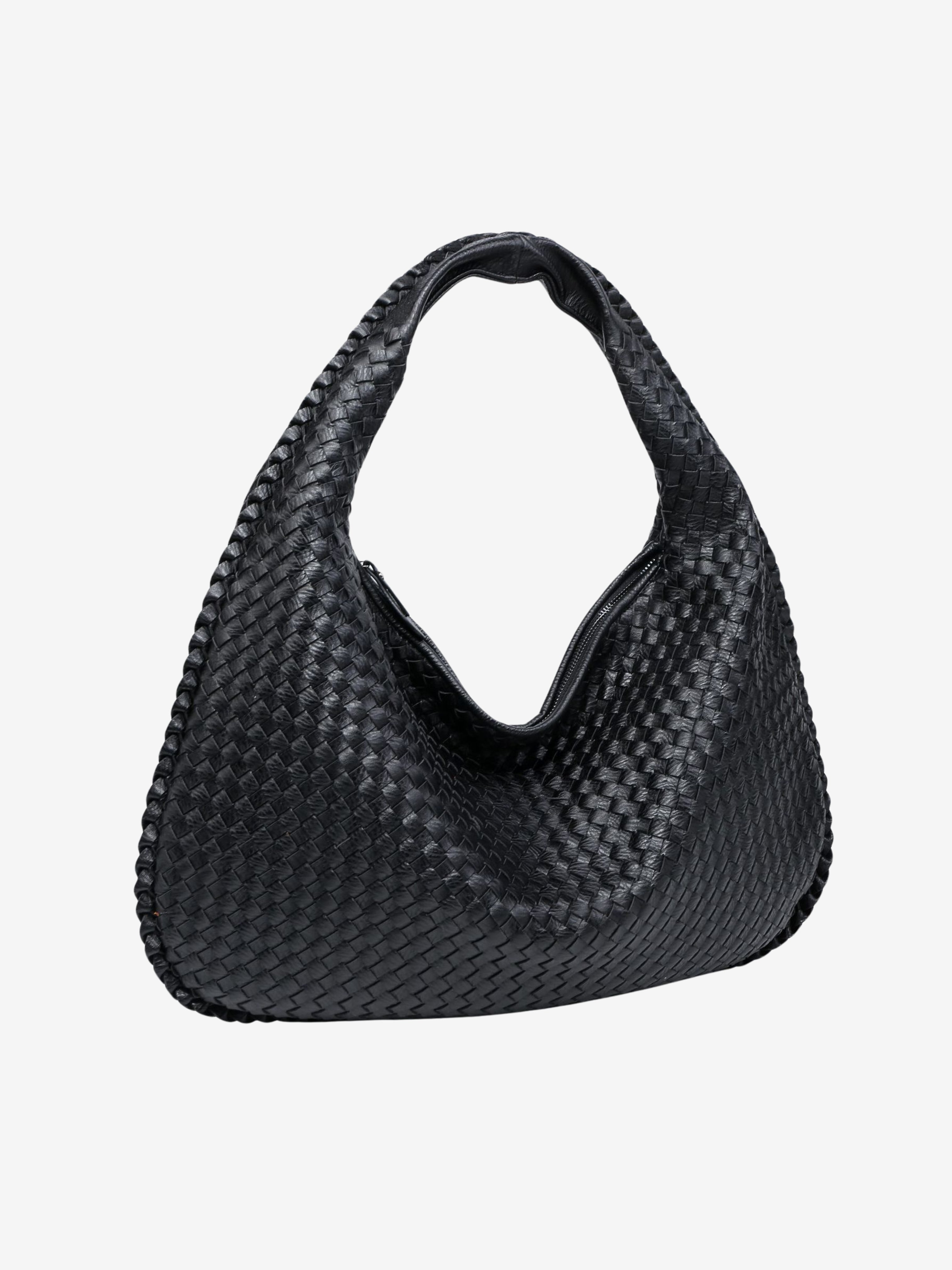 Artisan Woven Hobo Bag